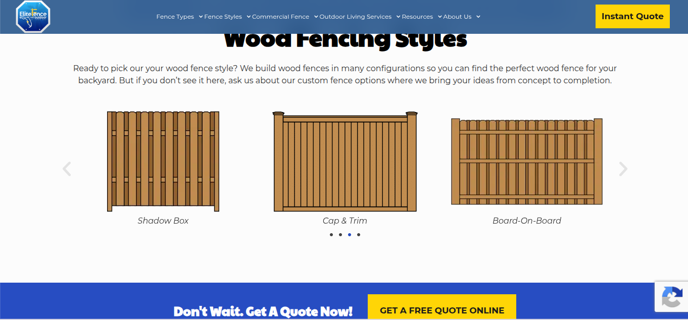 Galvanized chain-link fence example